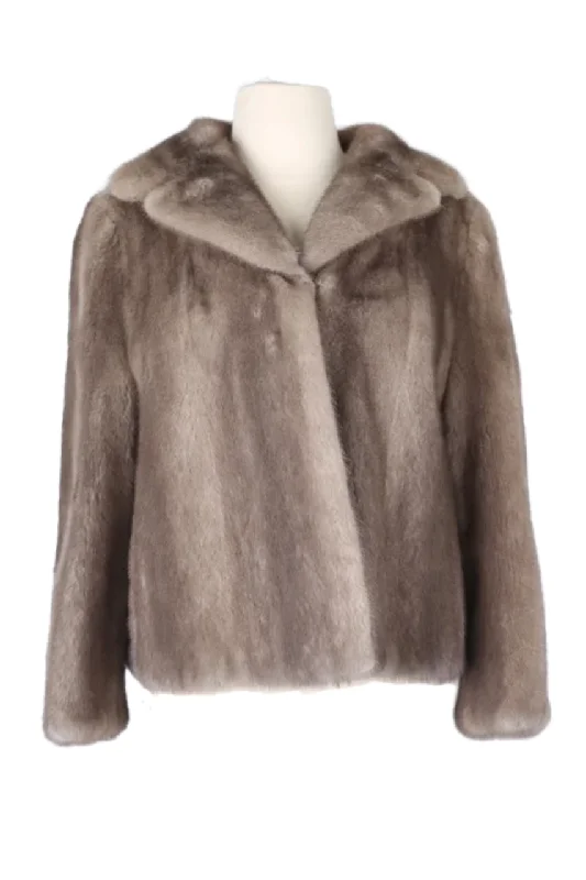 Effortless Chic for Women Mink Fur Dress Coat