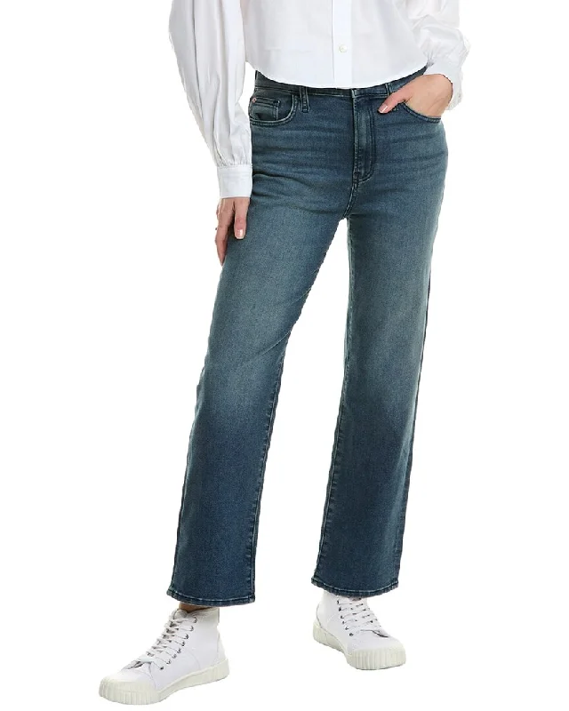 Women's Elegant Formal Outfit HUDSON Jeans Noa Bocachica High-Rise Straight Jean