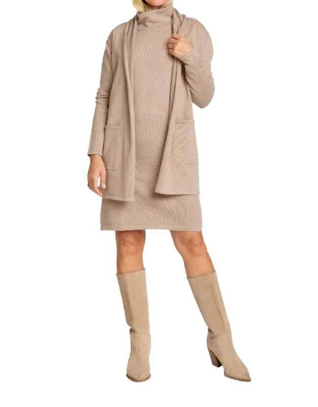 Timeless Women's Outfit Travel Coat In Mocha