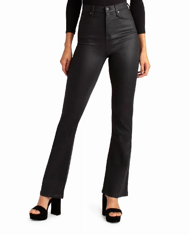 Flash Sale Clothing Glisten High Rise Flared Jeans In Black