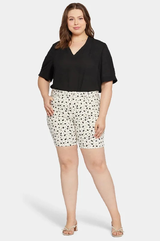 Online Boutique Stores Ella Denim Shorts In Plus Size - Ellensburg