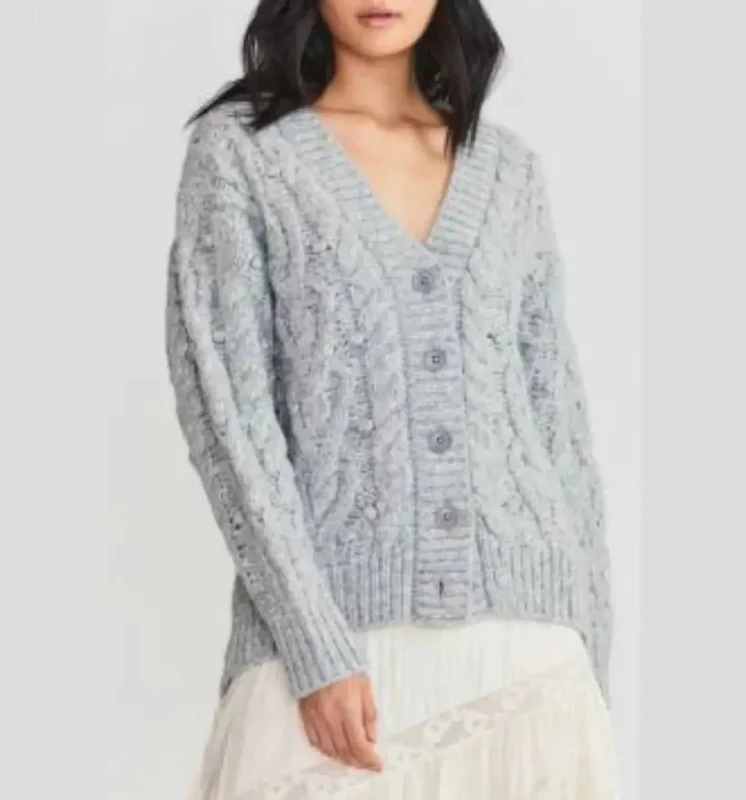 Women Wear Online Beckett Cardigan In Grey