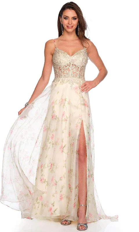 Formal Outfit For Women Dave & Johnny 11426 - Sleeveless Lace Gown