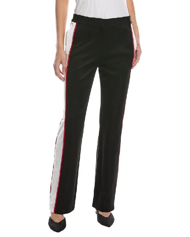 Women's Clothes for All-Day Comfort and Style Burberry Mesh Striped Jersey Tailored Trouser