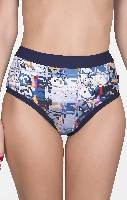 Exclusive Women's Fashion Collection High Waist Bikini Bottom In Print