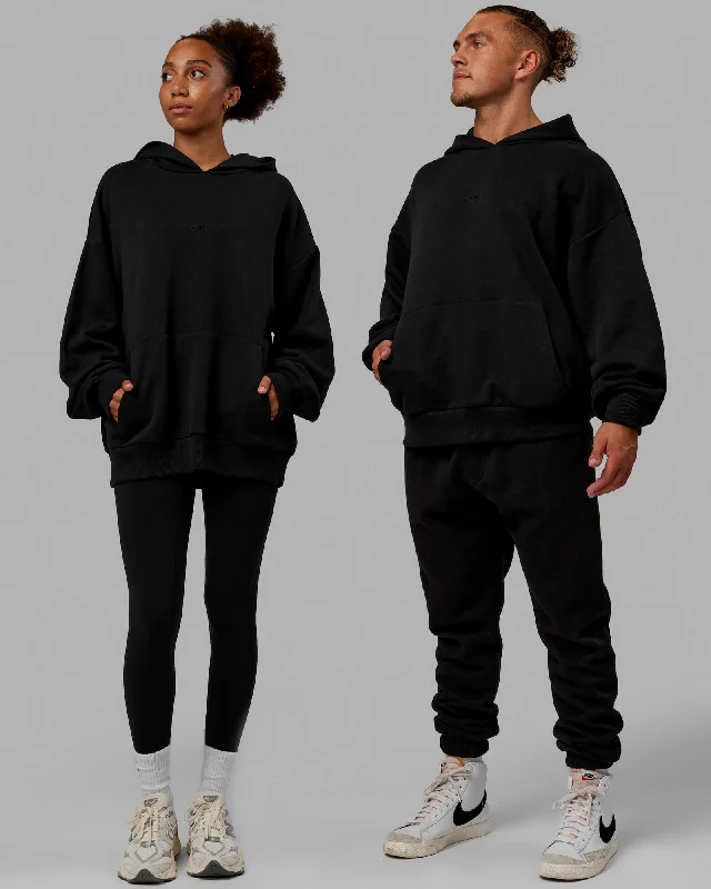 Winter Wardrobe Clearance Unisex MVP Hoodie Oversize - Black