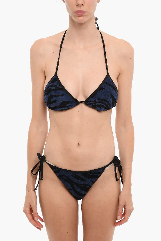 Elegant Clothing For Women Zadig&Voltaire Animal Patterned Terry Cotton Bikini