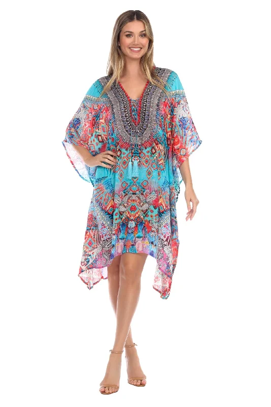 Classic Women's Clothing Styles Margo Short Kaftan