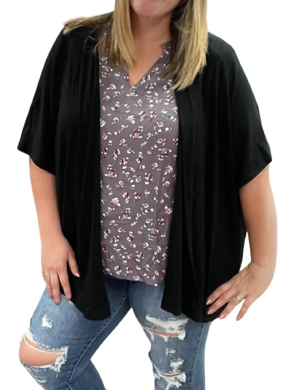 Women's Work Apparel Everyday Cardigan In Black