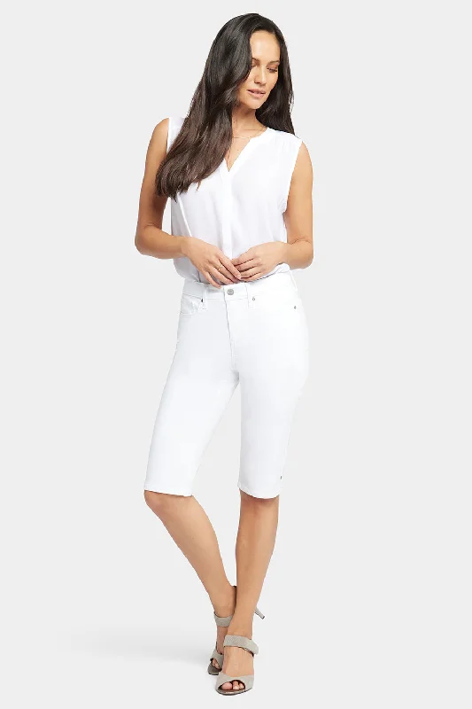 Women's Clothing Online Sophie Bike Capri Jeans In Petite - Optic White