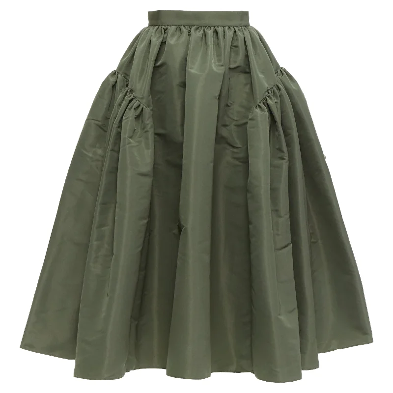 Women's Clothes for All-Day Comfort and Style Alexander Mcqueen High Waisted Midi Full Skirt